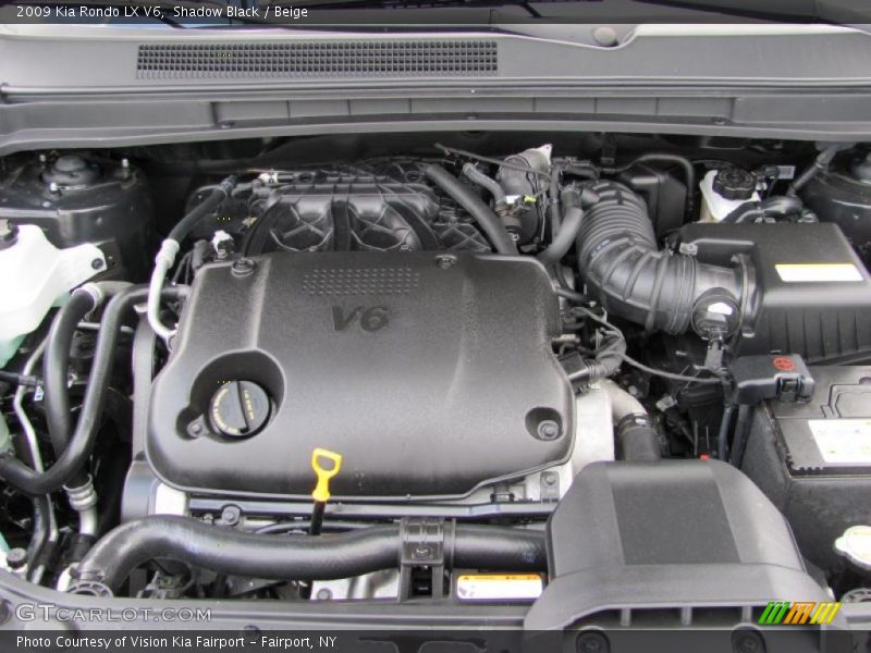 Shadow Black / Beige 2009 Kia Rondo LX V6