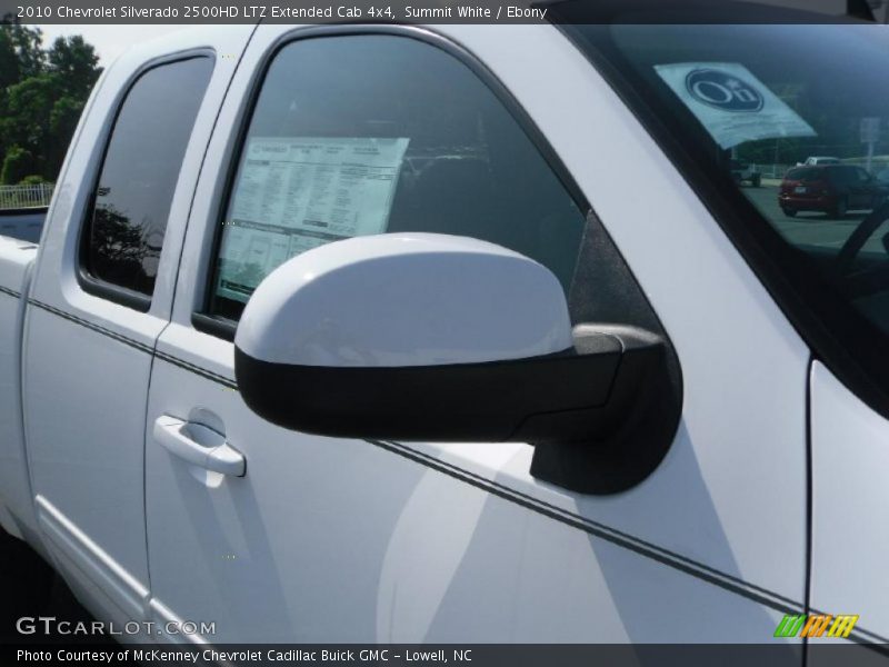Summit White / Ebony 2010 Chevrolet Silverado 2500HD LTZ Extended Cab 4x4