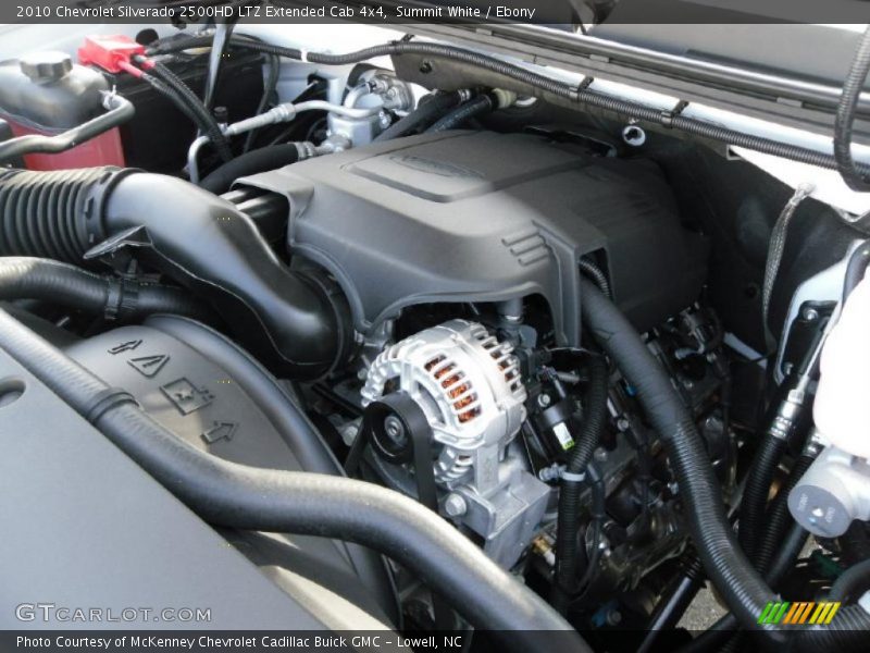 Summit White / Ebony 2010 Chevrolet Silverado 2500HD LTZ Extended Cab 4x4