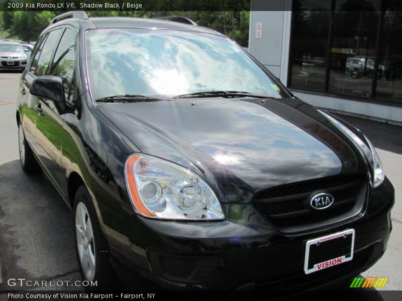 Shadow Black / Beige 2009 Kia Rondo LX V6
