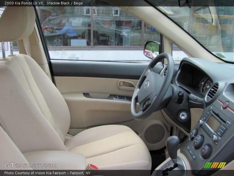 Shadow Black / Beige 2009 Kia Rondo LX V6