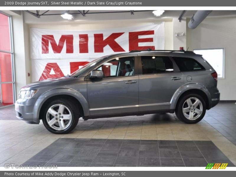 Silver Steel Metallic / Dark Slate Gray/Light Graystone 2009 Dodge Journey SXT