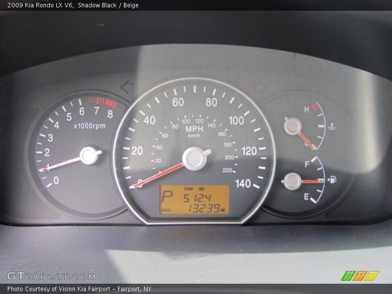 Shadow Black / Beige 2009 Kia Rondo LX V6