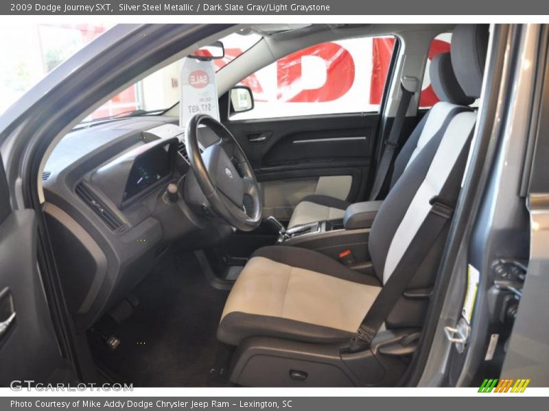 Silver Steel Metallic / Dark Slate Gray/Light Graystone 2009 Dodge Journey SXT
