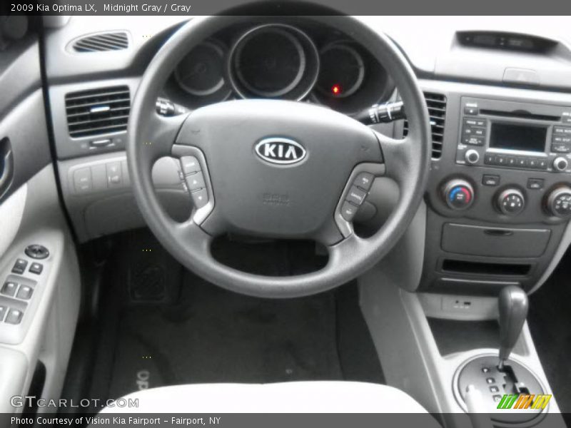 Midnight Gray / Gray 2009 Kia Optima LX