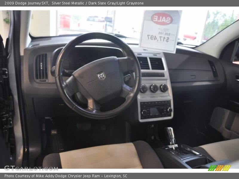 Silver Steel Metallic / Dark Slate Gray/Light Graystone 2009 Dodge Journey SXT