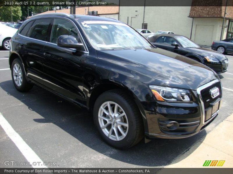 Brilliant Black / Cinnamon Brown 2010 Audi Q5 3.2 quattro