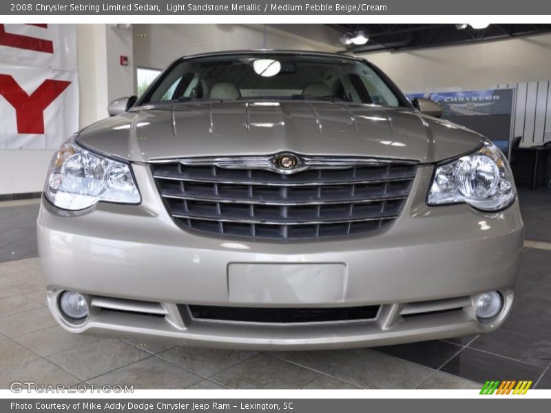 Light Sandstone Metallic / Medium Pebble Beige/Cream 2008 Chrysler Sebring Limited Sedan