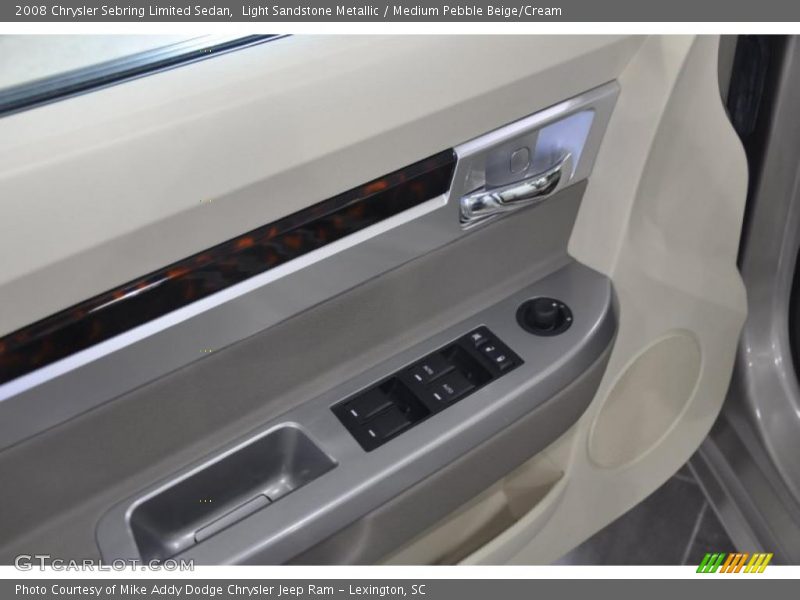 Light Sandstone Metallic / Medium Pebble Beige/Cream 2008 Chrysler Sebring Limited Sedan
