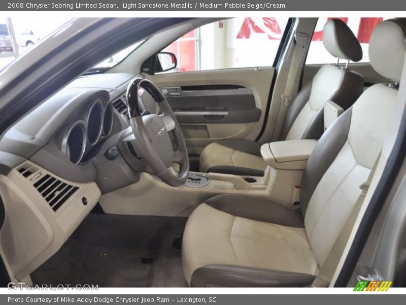 Light Sandstone Metallic / Medium Pebble Beige/Cream 2008 Chrysler Sebring Limited Sedan
