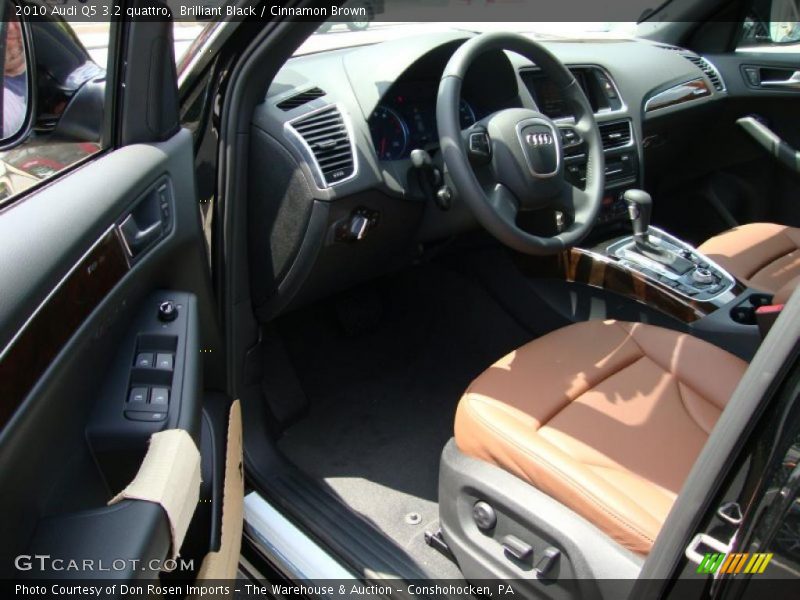 Brilliant Black / Cinnamon Brown 2010 Audi Q5 3.2 quattro