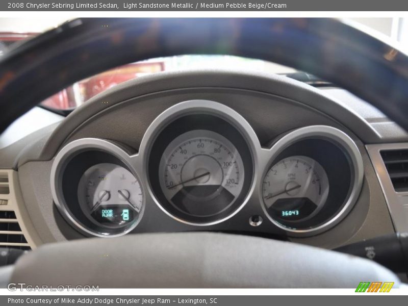 Light Sandstone Metallic / Medium Pebble Beige/Cream 2008 Chrysler Sebring Limited Sedan