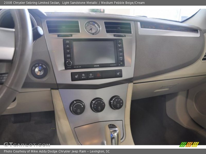 Light Sandstone Metallic / Medium Pebble Beige/Cream 2008 Chrysler Sebring Limited Sedan