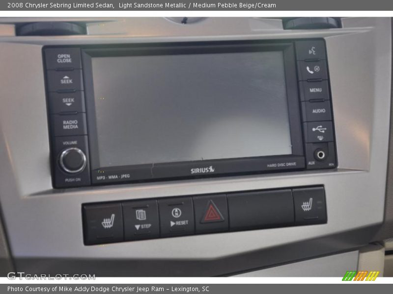 Light Sandstone Metallic / Medium Pebble Beige/Cream 2008 Chrysler Sebring Limited Sedan