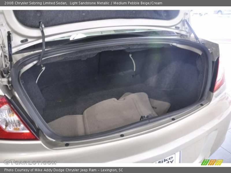 Light Sandstone Metallic / Medium Pebble Beige/Cream 2008 Chrysler Sebring Limited Sedan