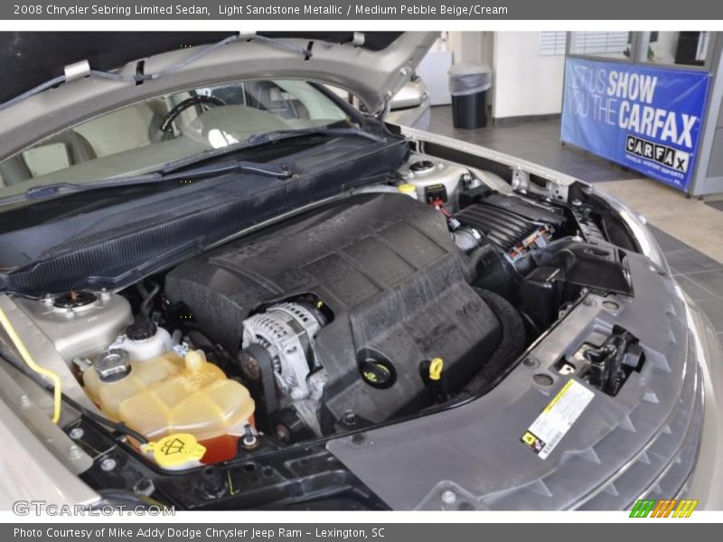Light Sandstone Metallic / Medium Pebble Beige/Cream 2008 Chrysler Sebring Limited Sedan