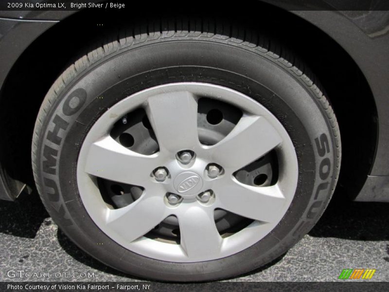 Bright Silver / Beige 2009 Kia Optima LX