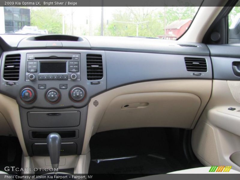 Bright Silver / Beige 2009 Kia Optima LX