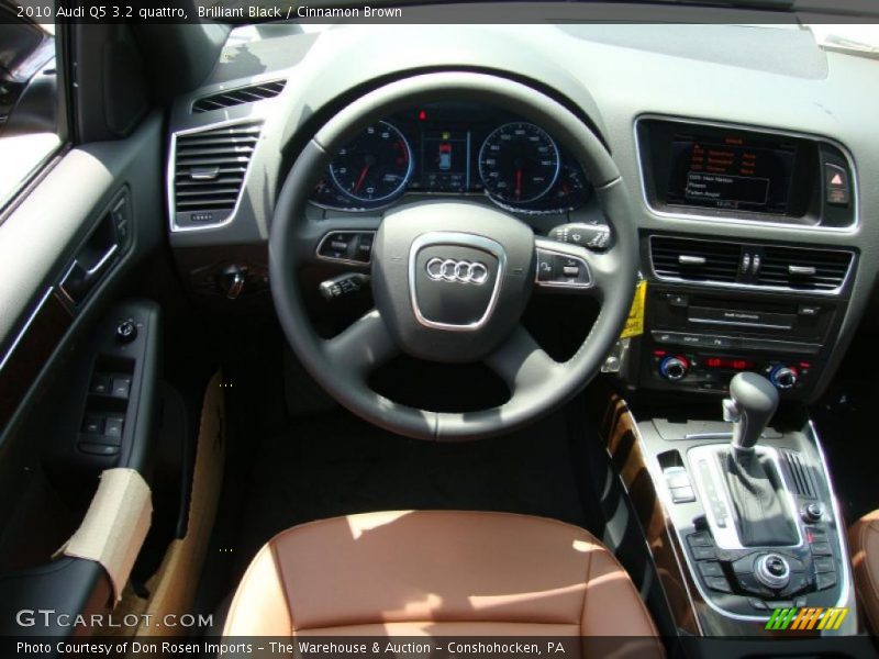 Brilliant Black / Cinnamon Brown 2010 Audi Q5 3.2 quattro