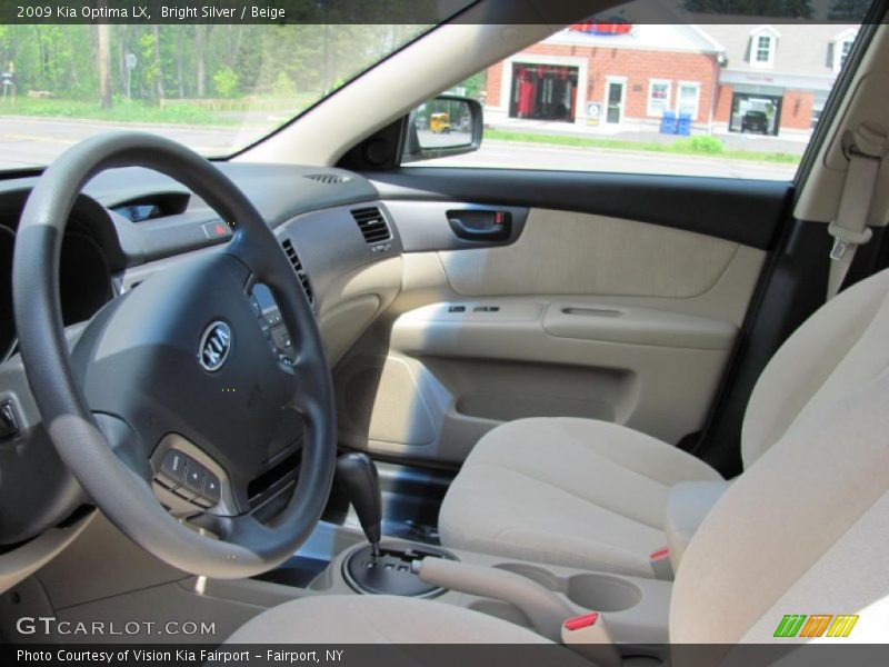 Bright Silver / Beige 2009 Kia Optima LX