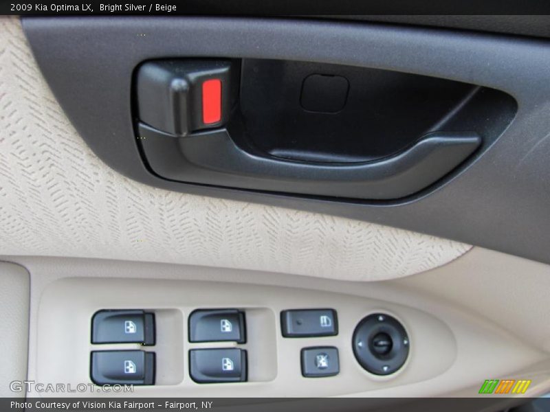 Bright Silver / Beige 2009 Kia Optima LX