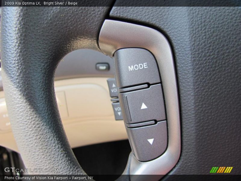 Bright Silver / Beige 2009 Kia Optima LX
