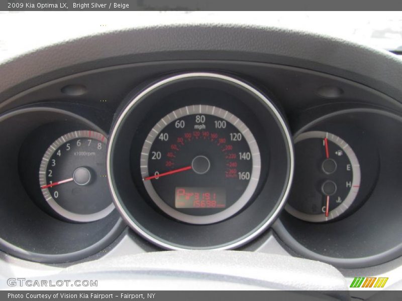 Bright Silver / Beige 2009 Kia Optima LX