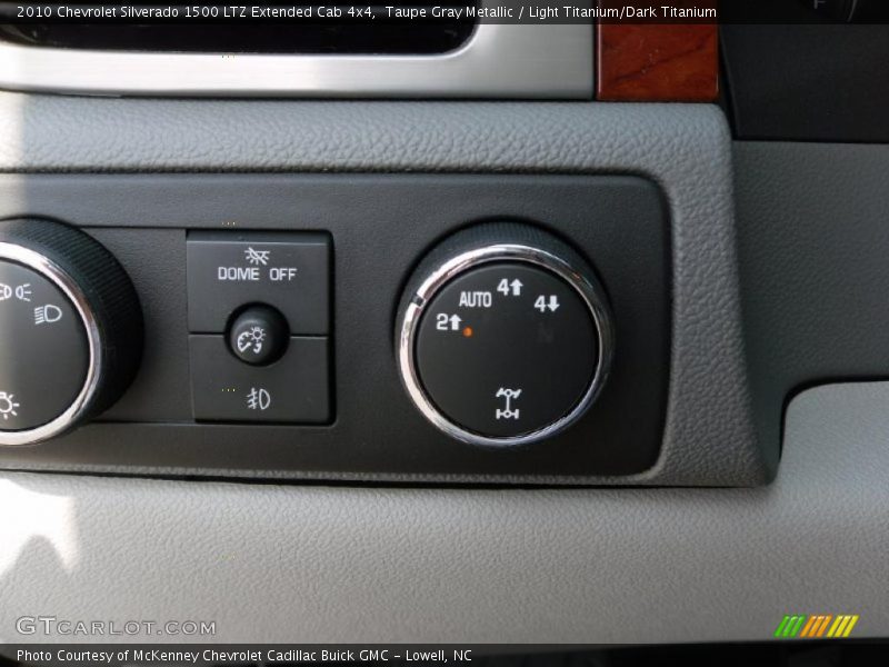 Taupe Gray Metallic / Light Titanium/Dark Titanium 2010 Chevrolet Silverado 1500 LTZ Extended Cab 4x4