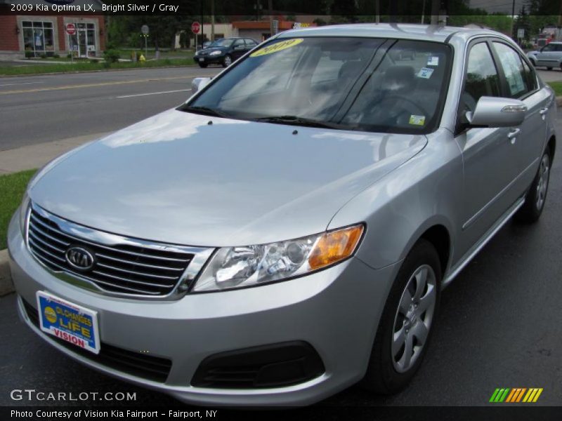 Bright Silver / Gray 2009 Kia Optima LX