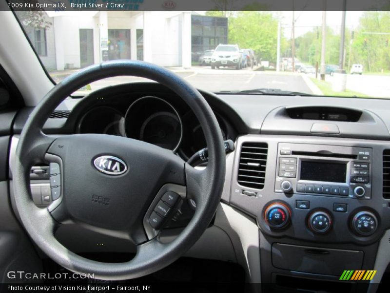 Bright Silver / Gray 2009 Kia Optima LX