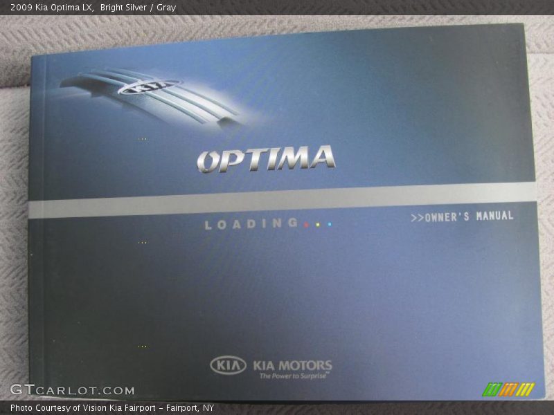 Bright Silver / Gray 2009 Kia Optima LX