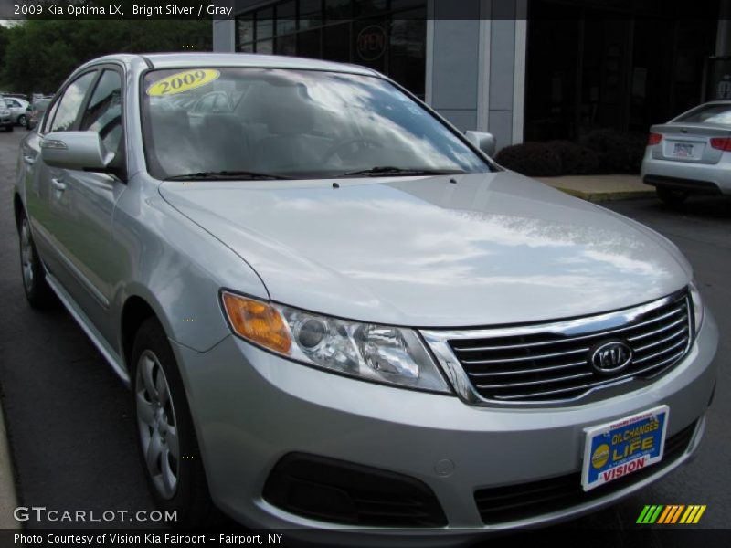 Bright Silver / Gray 2009 Kia Optima LX