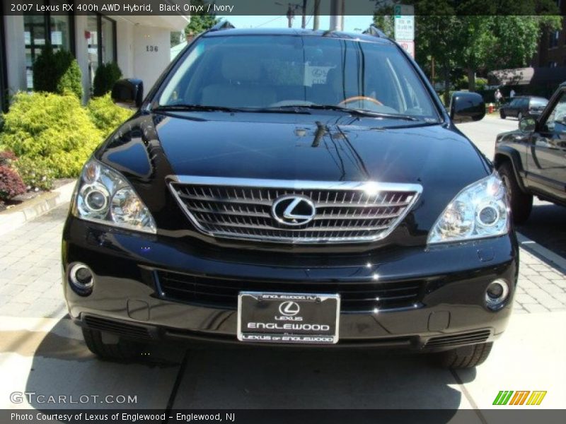 Black Onyx / Ivory 2007 Lexus RX 400h AWD Hybrid