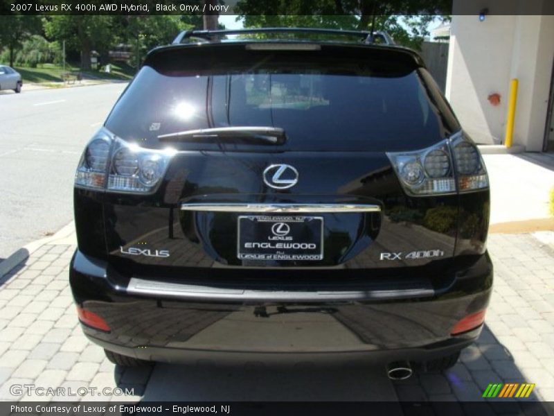 Black Onyx / Ivory 2007 Lexus RX 400h AWD Hybrid