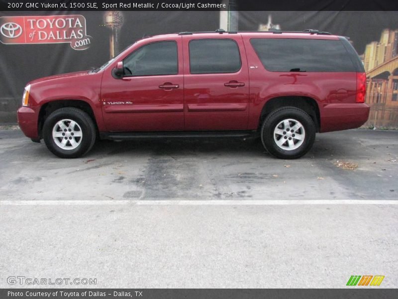 Sport Red Metallic / Cocoa/Light Cashmere 2007 GMC Yukon XL 1500 SLE
