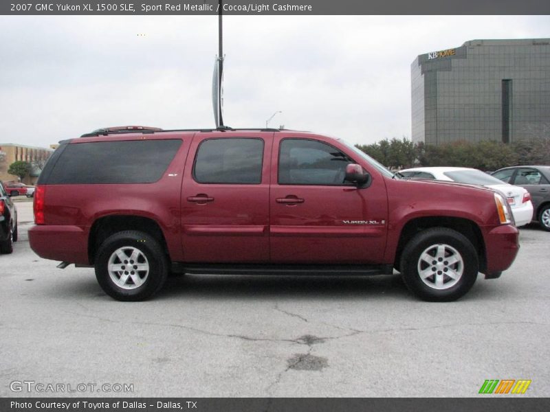 Sport Red Metallic / Cocoa/Light Cashmere 2007 GMC Yukon XL 1500 SLE