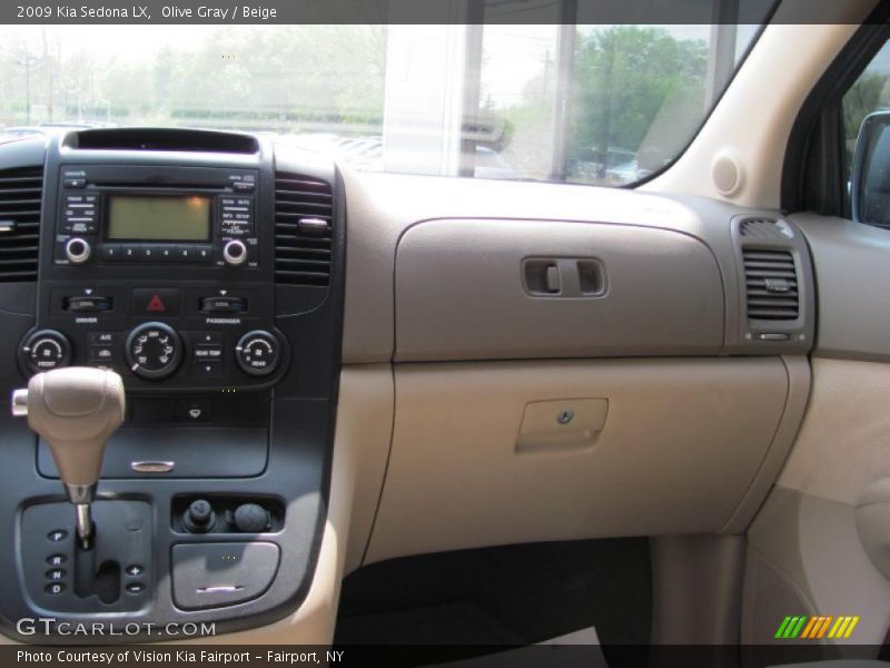 Olive Gray / Beige 2009 Kia Sedona LX