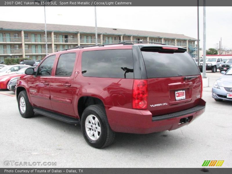 Sport Red Metallic / Cocoa/Light Cashmere 2007 GMC Yukon XL 1500 SLE