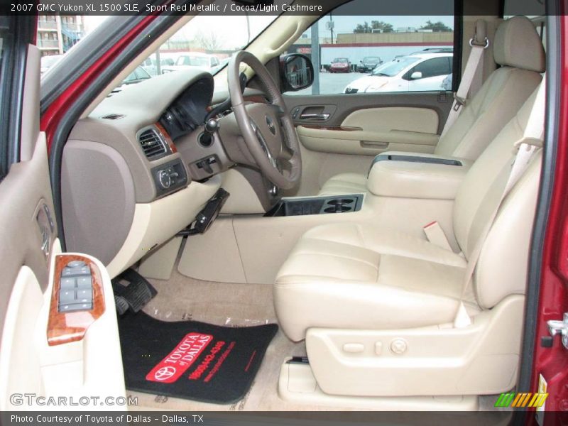 Sport Red Metallic / Cocoa/Light Cashmere 2007 GMC Yukon XL 1500 SLE