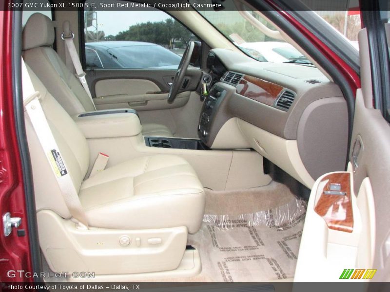 Sport Red Metallic / Cocoa/Light Cashmere 2007 GMC Yukon XL 1500 SLE