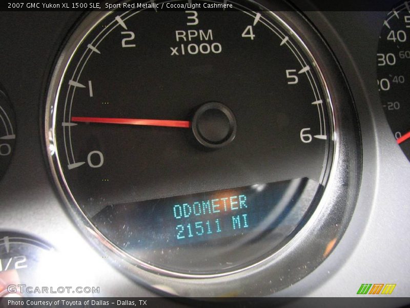 Sport Red Metallic / Cocoa/Light Cashmere 2007 GMC Yukon XL 1500 SLE