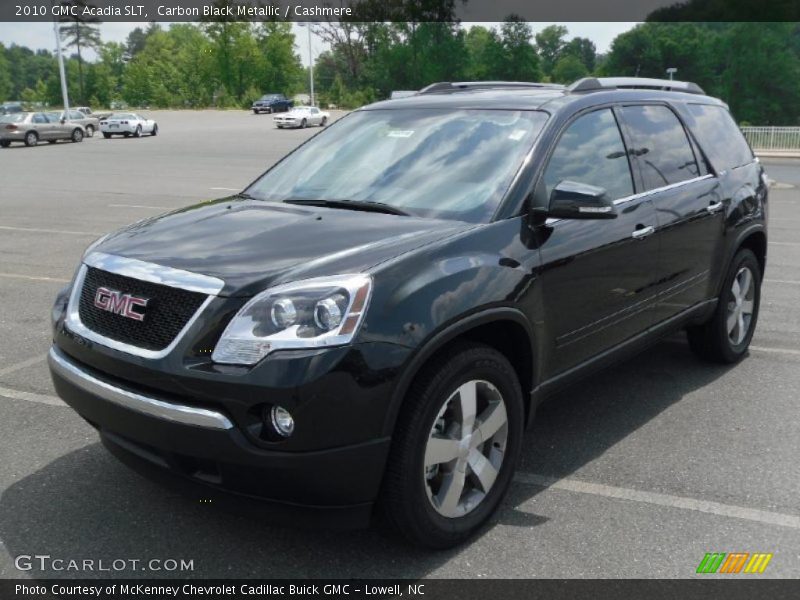 Carbon Black Metallic / Cashmere 2010 GMC Acadia SLT