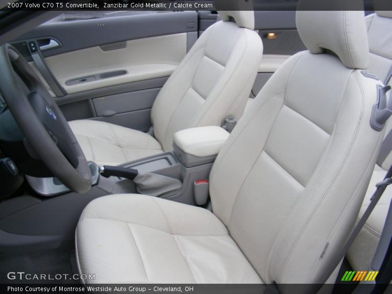 Zanzibar Gold Metallic / Calcite Cream 2007 Volvo C70 T5 Convertible