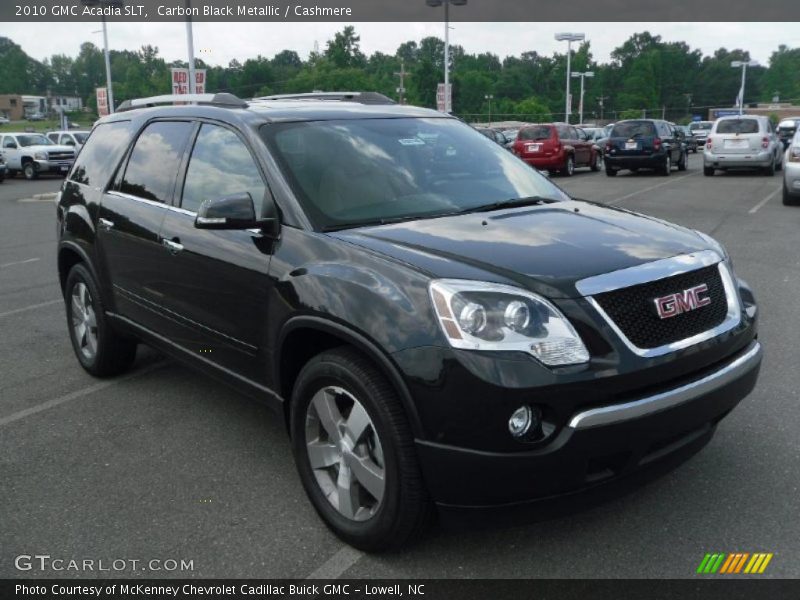 Carbon Black Metallic / Cashmere 2010 GMC Acadia SLT