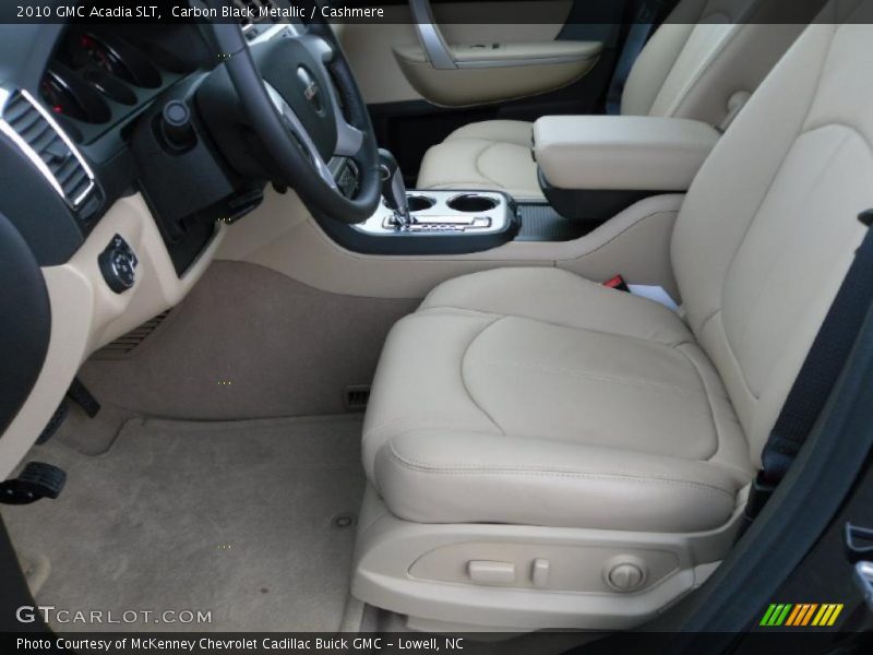 Carbon Black Metallic / Cashmere 2010 GMC Acadia SLT