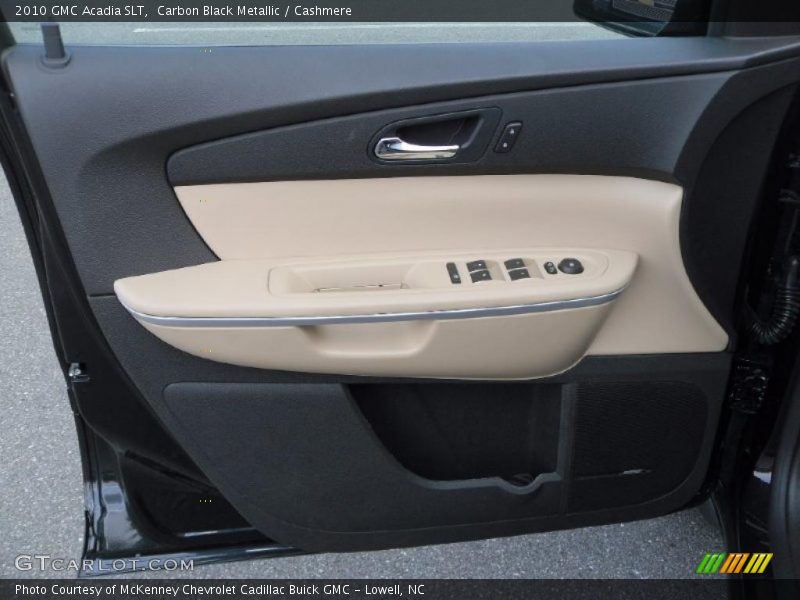 Carbon Black Metallic / Cashmere 2010 GMC Acadia SLT