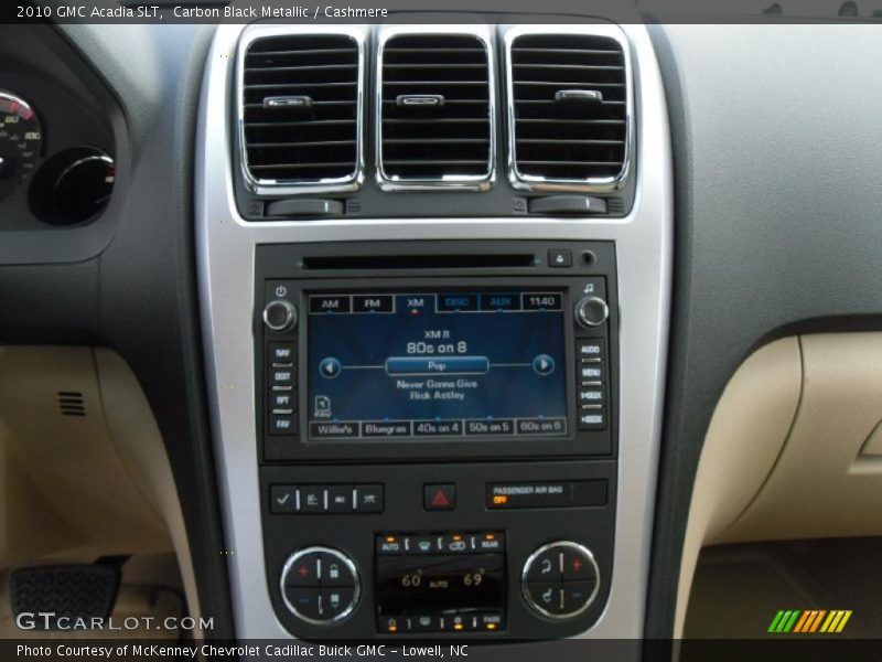 Carbon Black Metallic / Cashmere 2010 GMC Acadia SLT