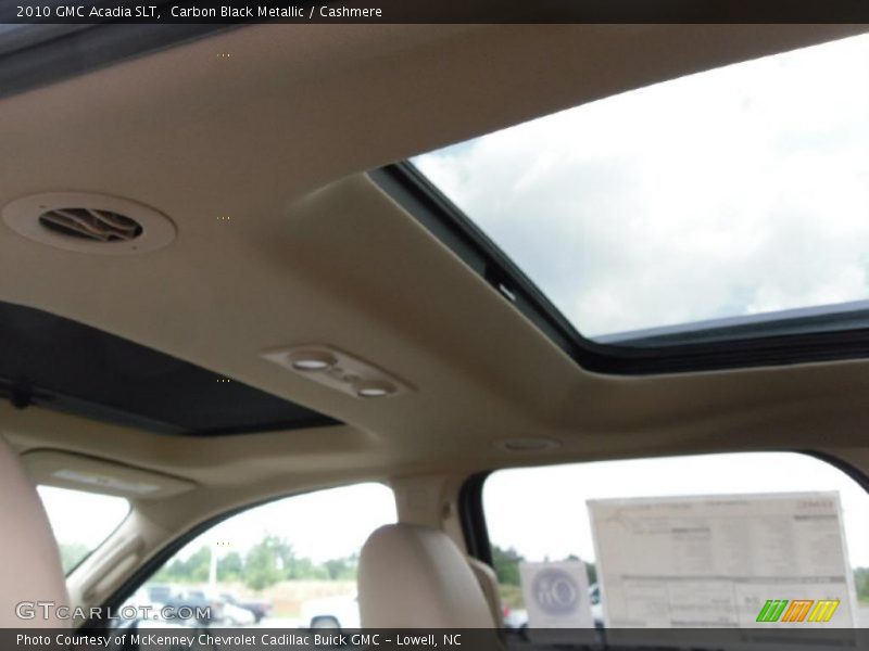 Carbon Black Metallic / Cashmere 2010 GMC Acadia SLT