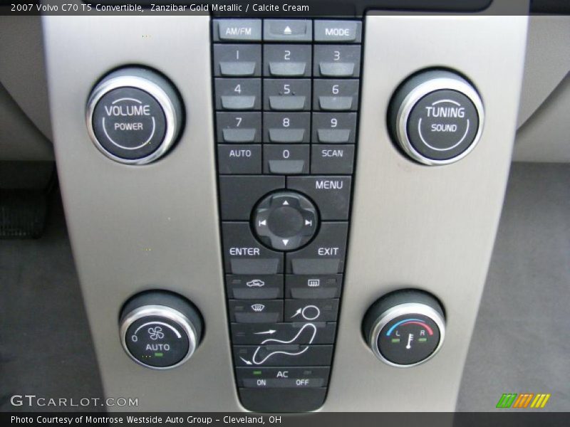Zanzibar Gold Metallic / Calcite Cream 2007 Volvo C70 T5 Convertible
