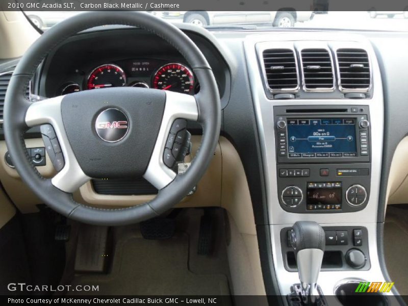 Carbon Black Metallic / Cashmere 2010 GMC Acadia SLT